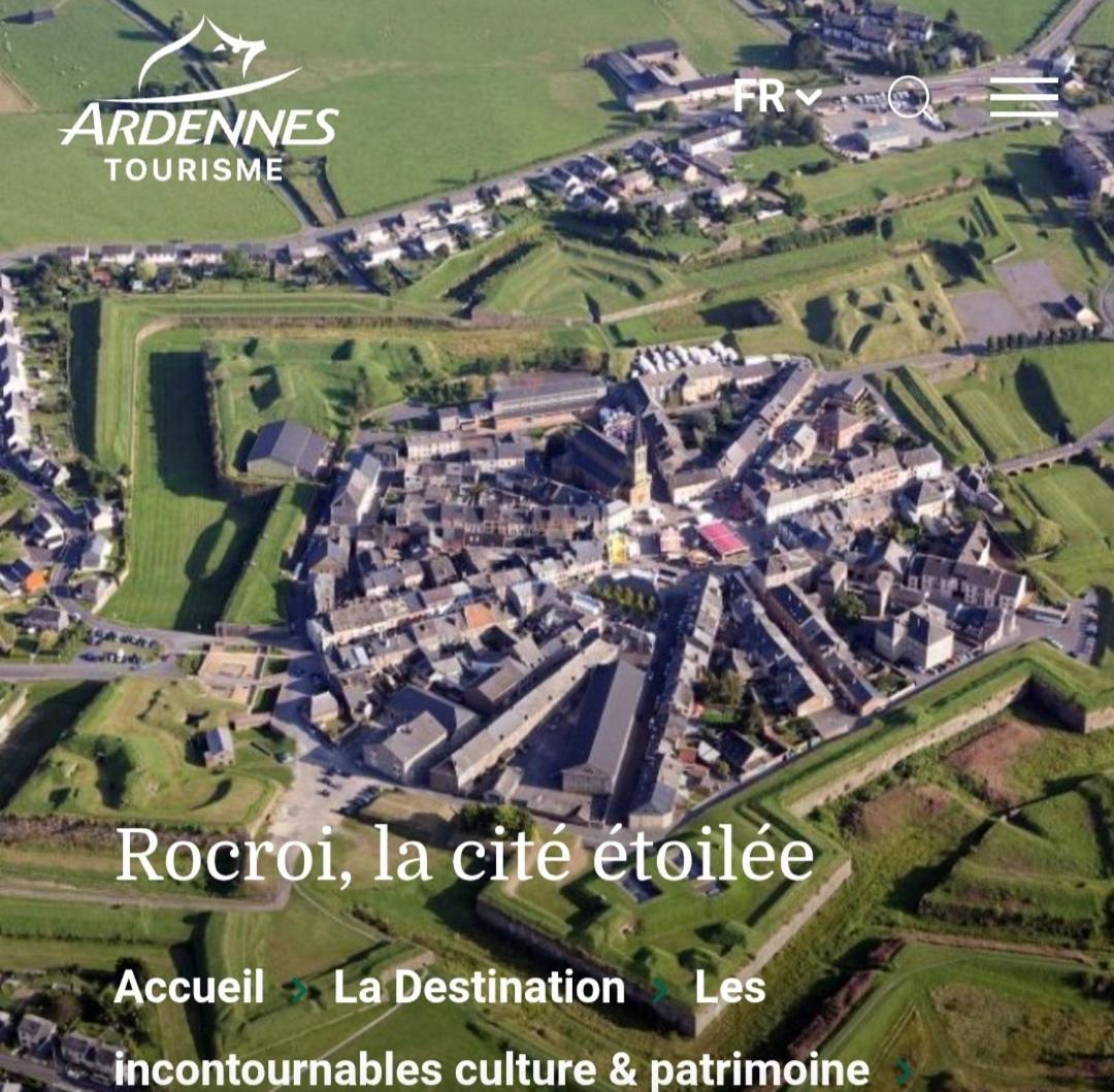Ferienwohnung La Rose Du Bel Homme Rocroi Exterior foto